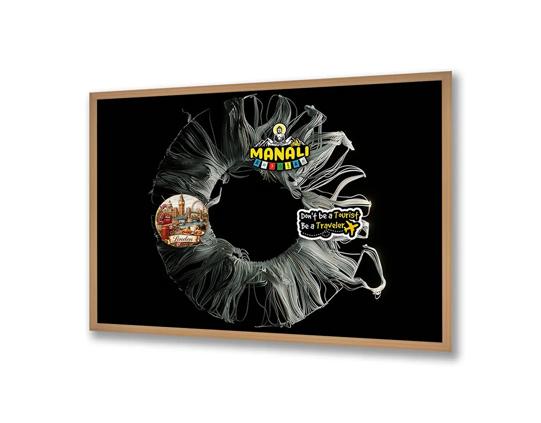 Metall Magnetboard mit hochwertigem Schwarz weiß Blume x-ray Design