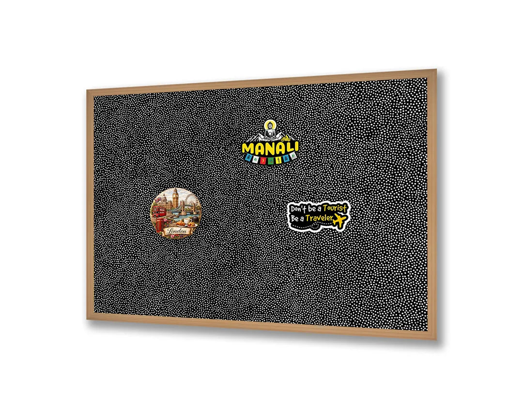 Metall Magnetboard mit hochwertigem Schwarz asfalt Design