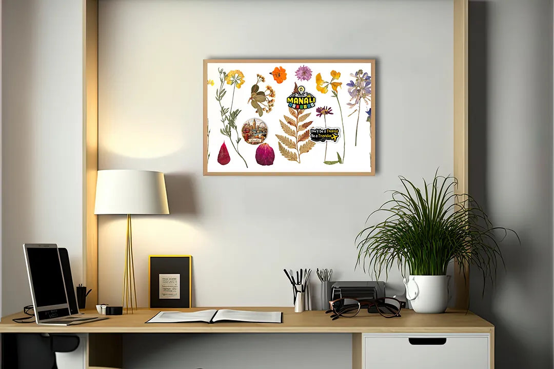 Metall Magnetboard mit hochwertigem Gedroogde herfstbladeren Design