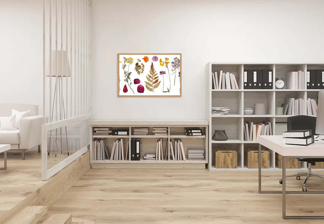 Metall Magnetboard mit hochwertigem Gedroogde herfstbladeren Design
