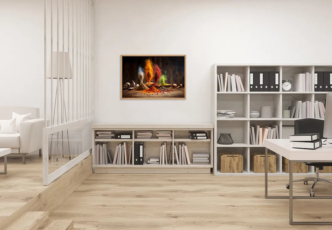 Metall Magnetboard mit hochwertigem Kräuter explosie kleur Design