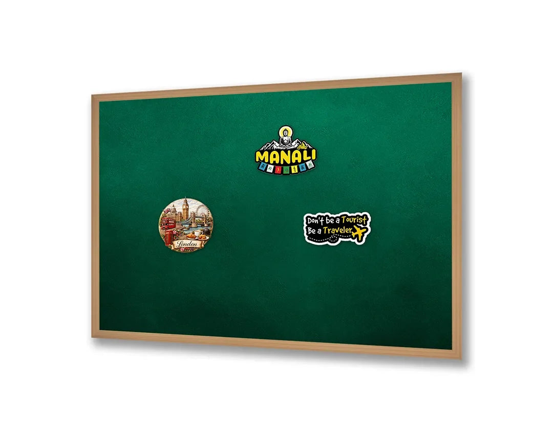 Metall Magnetboard mit hochwertigem Grün schoolbord Kreidetafel Design