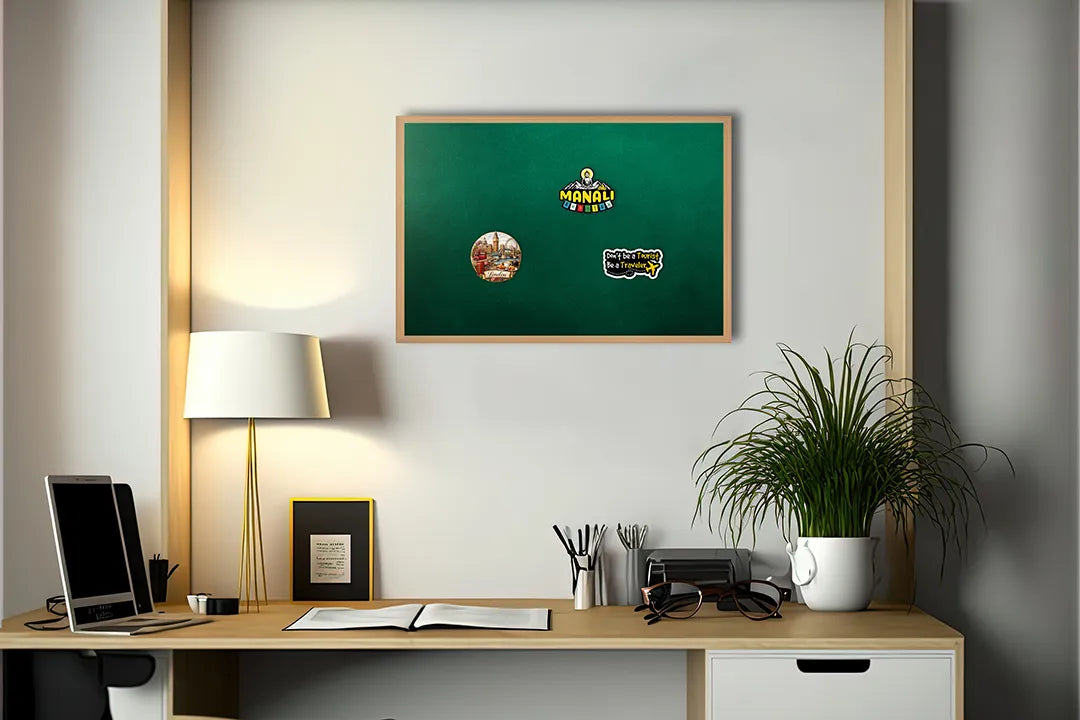 Metall Magnetboard mit hochwertigem Grün schoolbord Kreidetafel Design