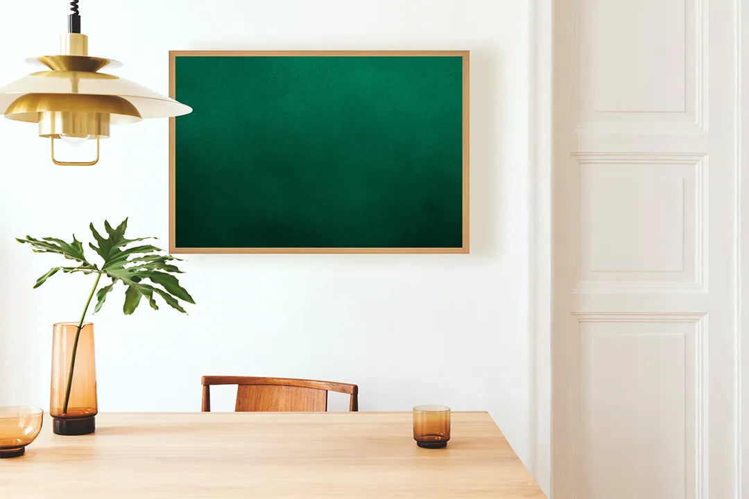 Metall Magnetboard mit hochwertigem Grün schoolbord Kreidetafel Design