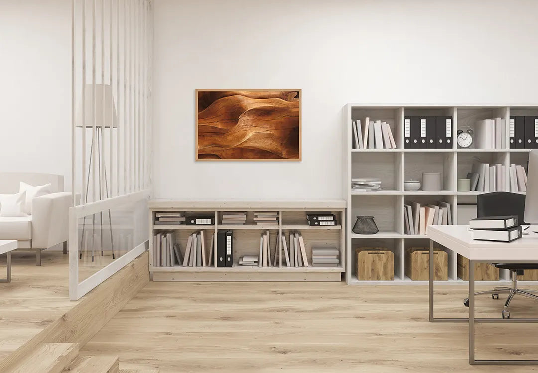 Metall Magnetboard mit hochwertigem Wellige Zandduinen Textur Design