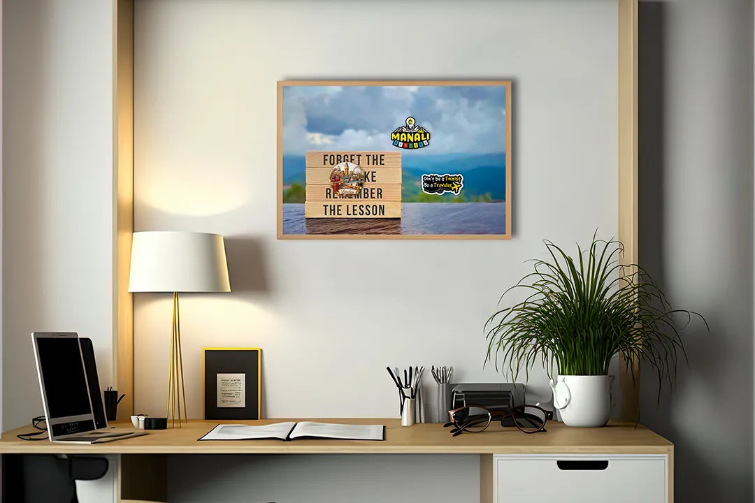 Metall Magnetboard mit hochwertigem Forget mistake remember lesson Design