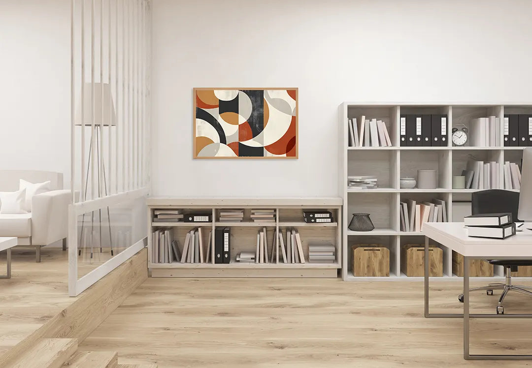 Metall Magnetboard mit hochwertigem Retro geometrische vormen Design