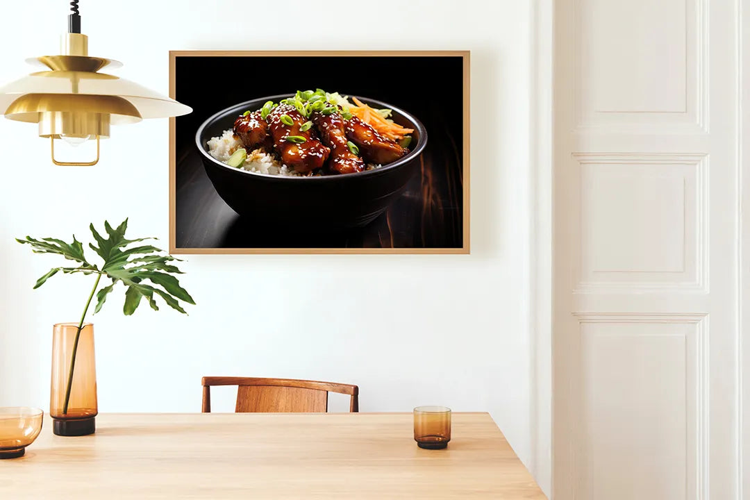 Metall Magnetboard mit hochwertigem Kom mit rijst und Fleisch Design