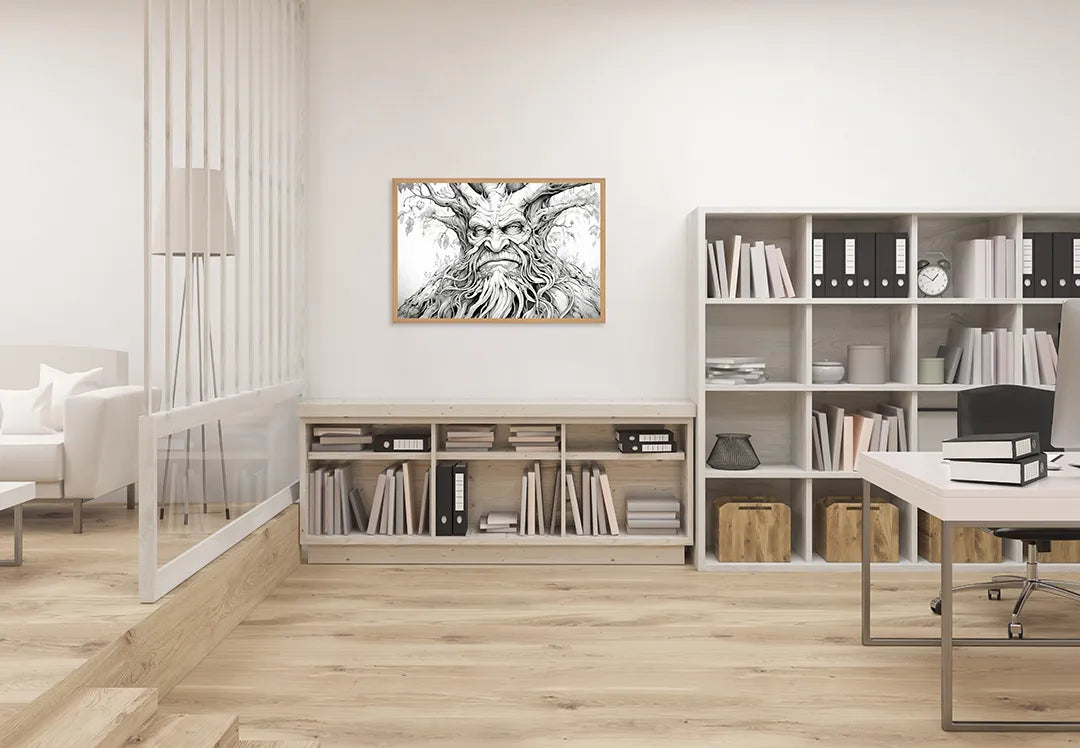 Metall Magnetboard mit hochwertigem Fantasie boom Gesicht Design