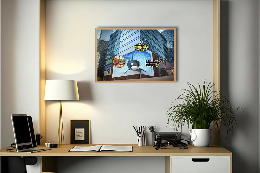 Metall Magnetboard mit hochwertigem Orka auf groot scherm Design