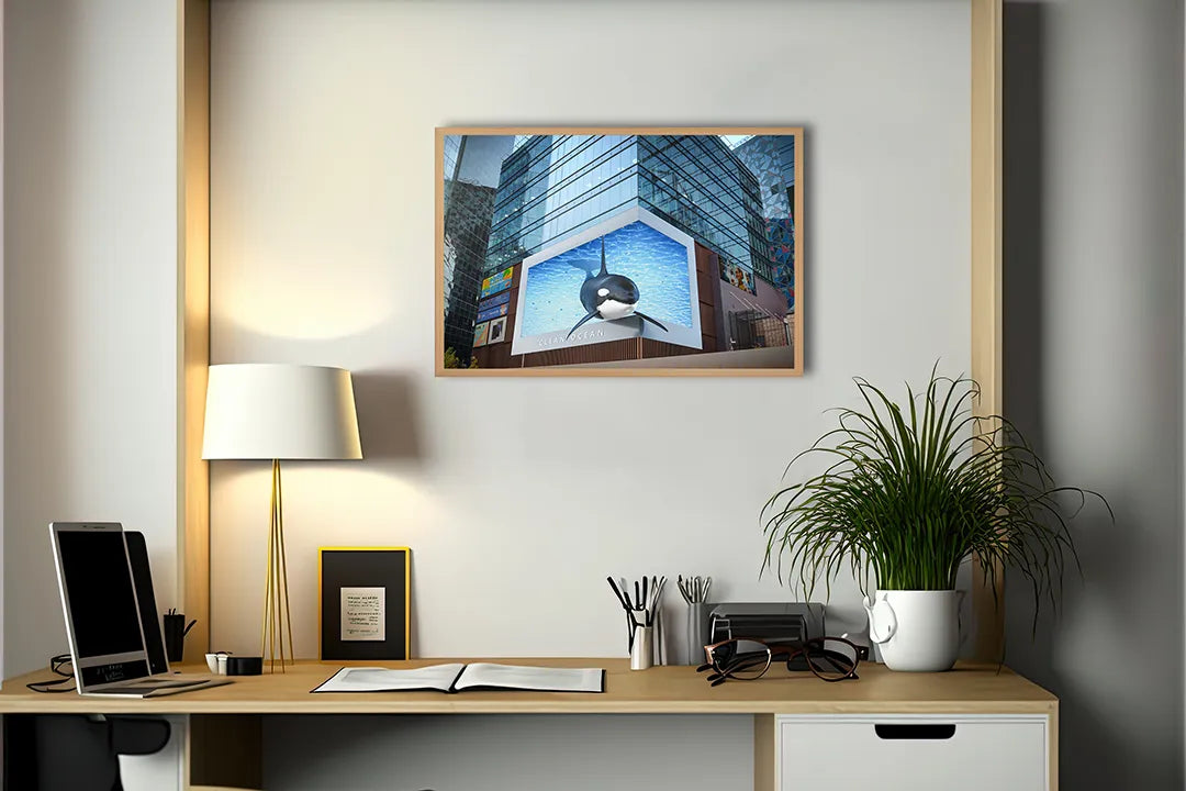 Metall Magnetboard mit hochwertigem Orka auf groot scherm Design