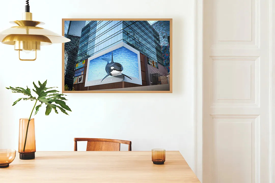 Metall Magnetboard mit hochwertigem Orka auf groot scherm Design