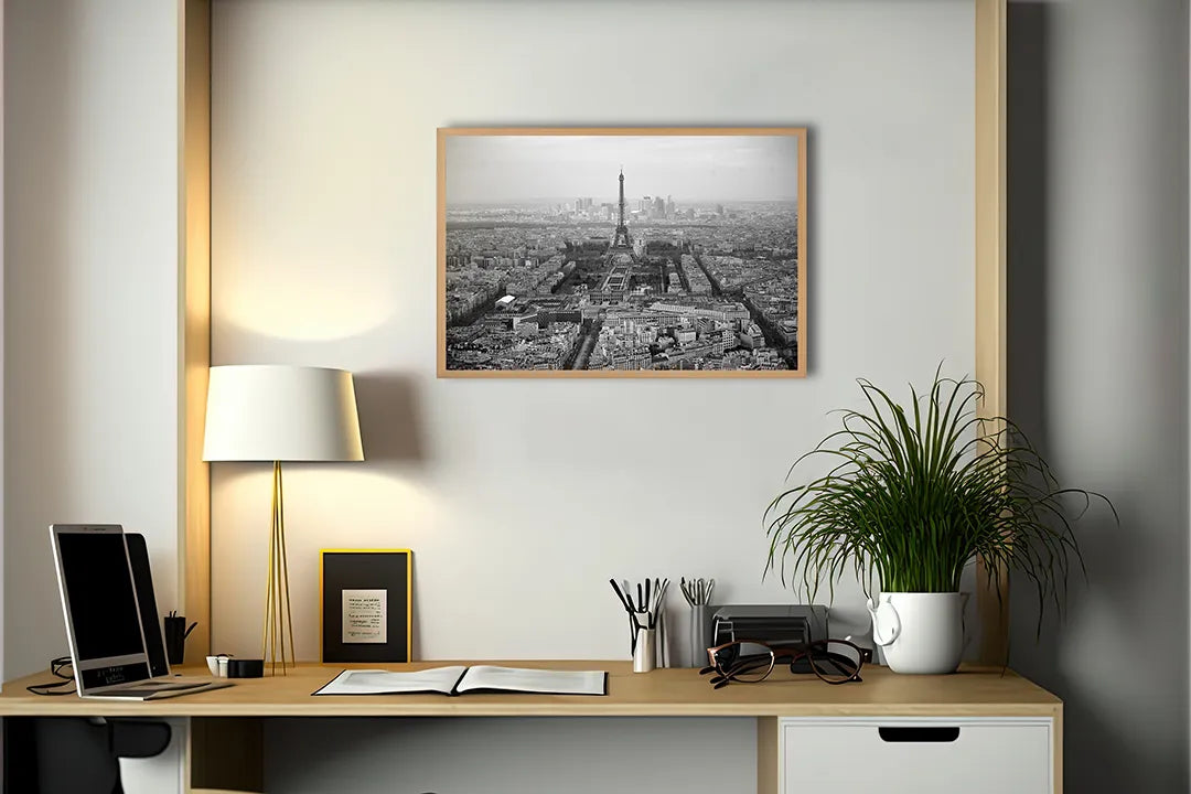 Metall Magnetboard mit hochwertigem Parijs Eiffeltoren Design