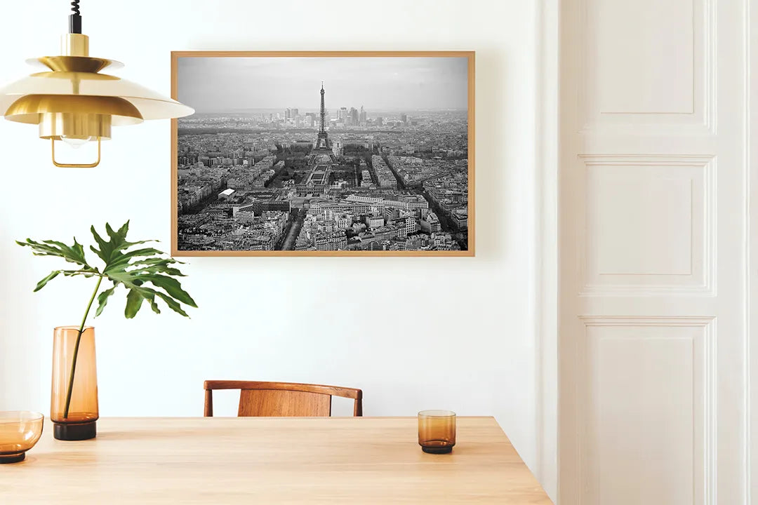 Metall Magnetboard mit hochwertigem Parijs Eiffeltoren Design