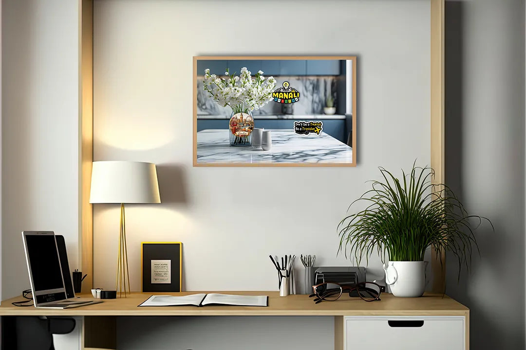 Metall Magnetboard mit hochwertigem Moderne keuken Interieur Design
