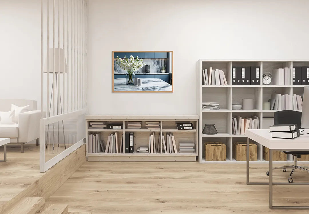 Metall Magnetboard mit hochwertigem Moderne keuken Interieur Design