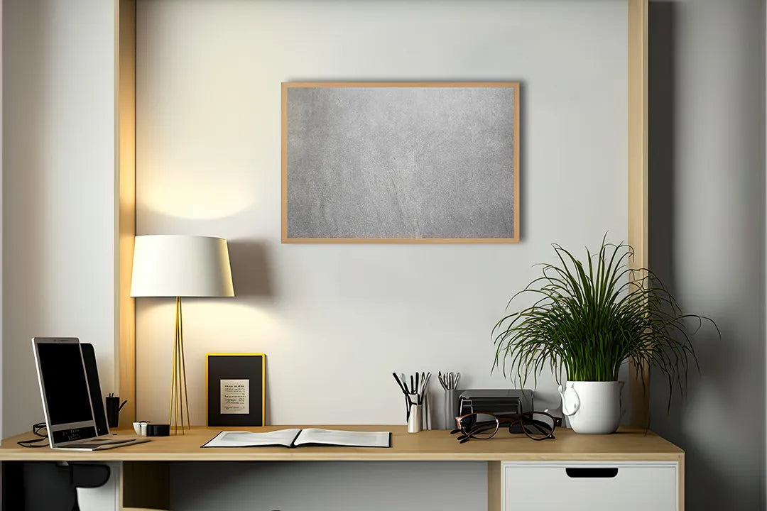Metall Magnetboard mit hochwertigem Graue Beton Textur Design