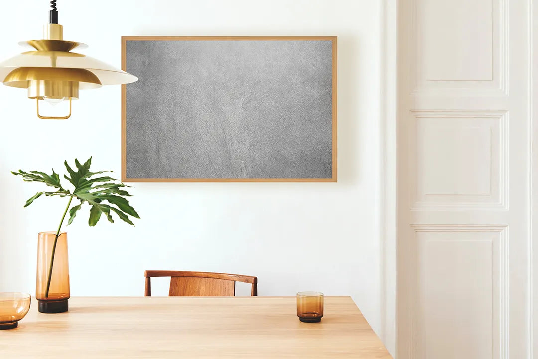 Metall Magnetboard mit hochwertigem Graue Beton Textur Design