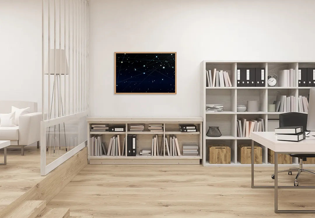 Metall Magnetboard mit hochwertigem Sterrenbeeld constellaties Design