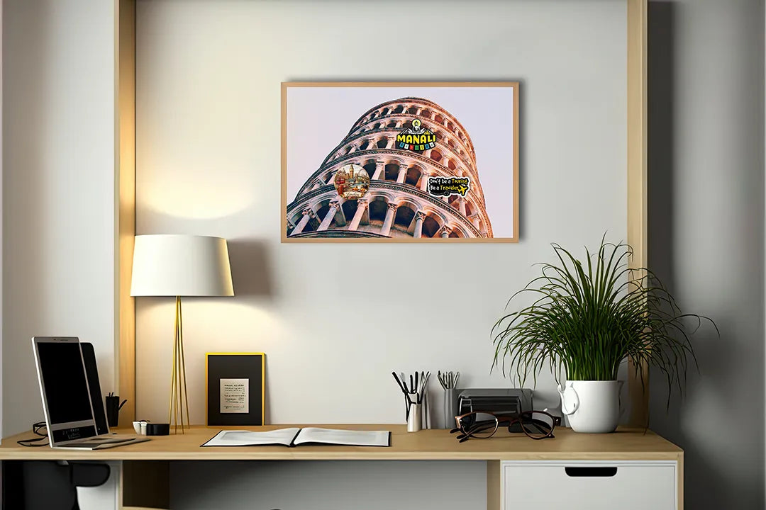 Metall Magnetboard mit hochwertigem Colosseum Rome Italien Design