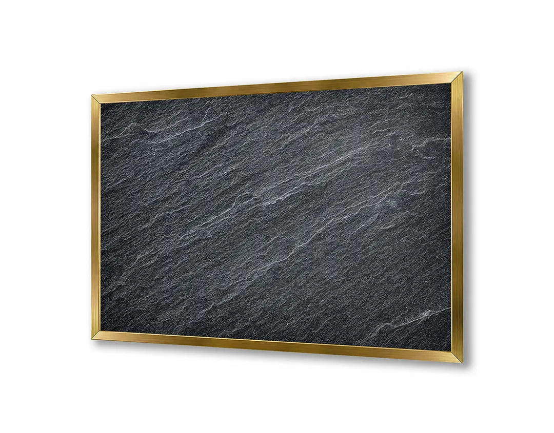 Metall Magnetboard mit hochwertigem Dunkel Leisteen Textur Design