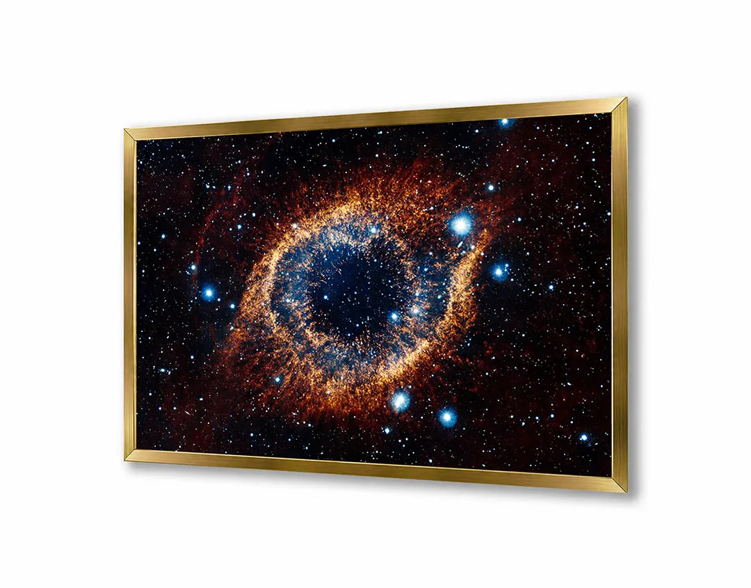 Metall Magnetboard mit hochwertigem Ruimte Nevel Und Galaxie Design