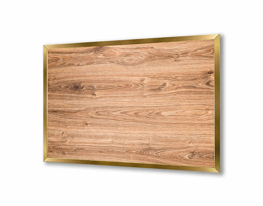 Metall Magnetboard mit hochwertigem Licht Eikenhout Textur Design