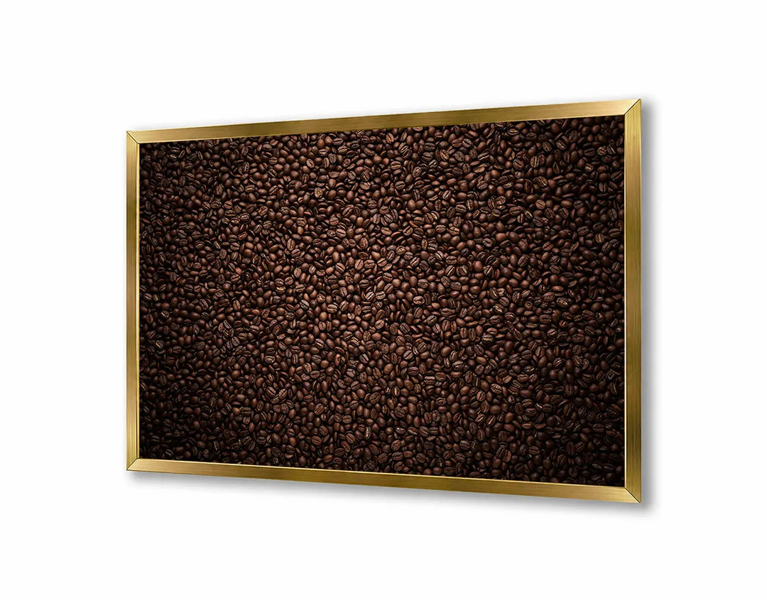 Metall Magnetboard mit hochwertigem Koffiebonen Textur Design