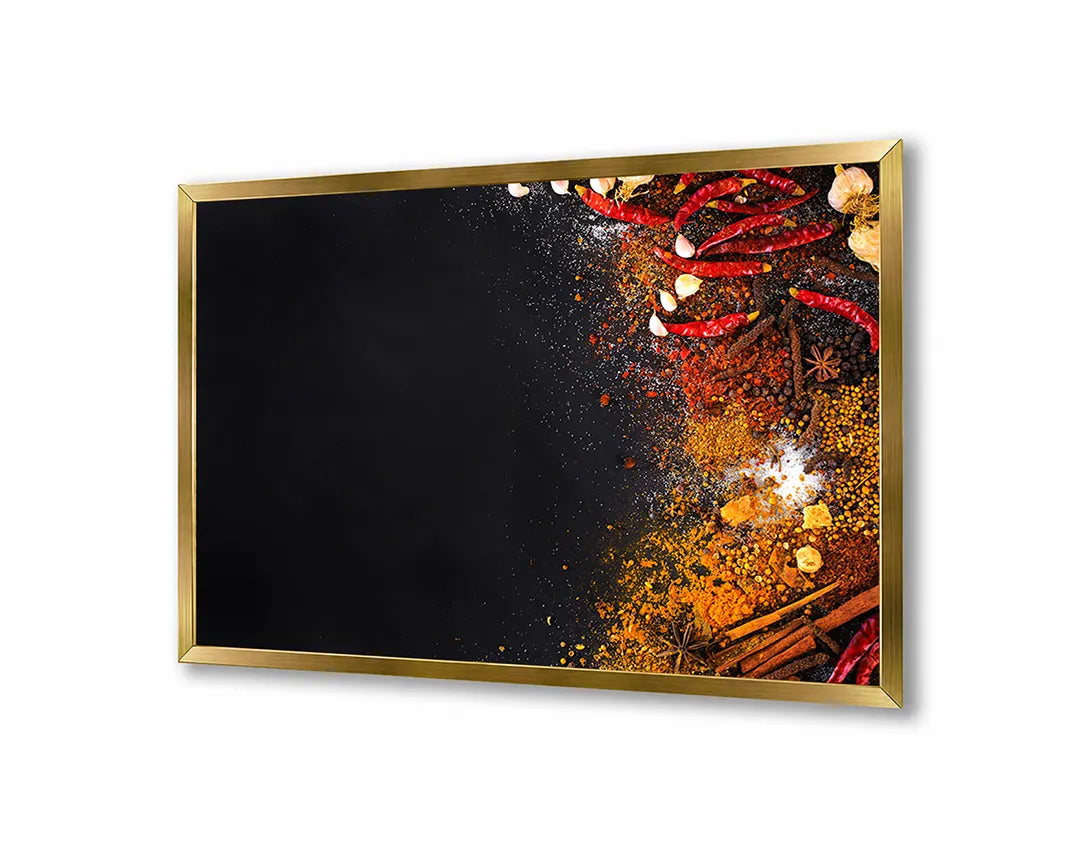 Metall Magnetboard mit hochwertigem Rote Pepers Und Kräuter Design