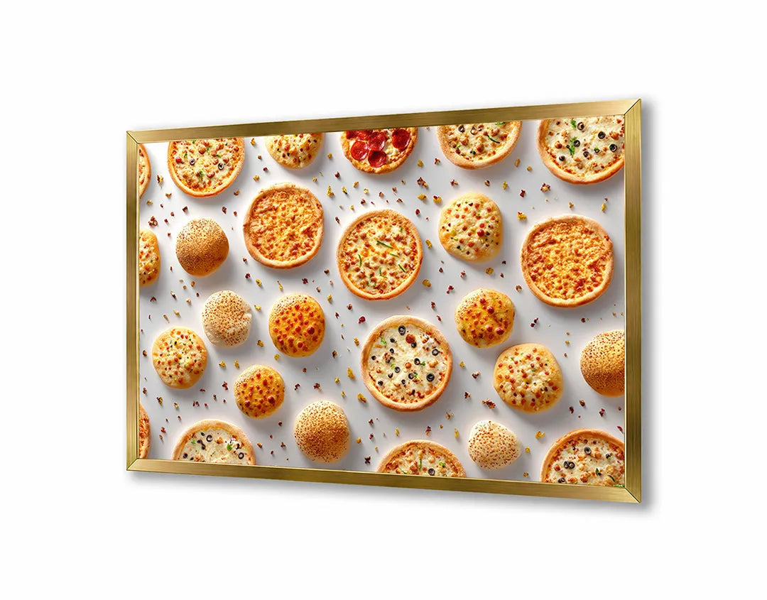 Metall Magnetboard mit hochwertigem Kleine Mini-Pizzen Muster Design