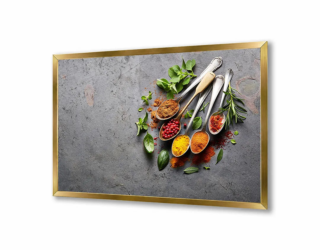 Metall Magnetboard mit hochwertigem Ingrediënten Und Kookgerei Design