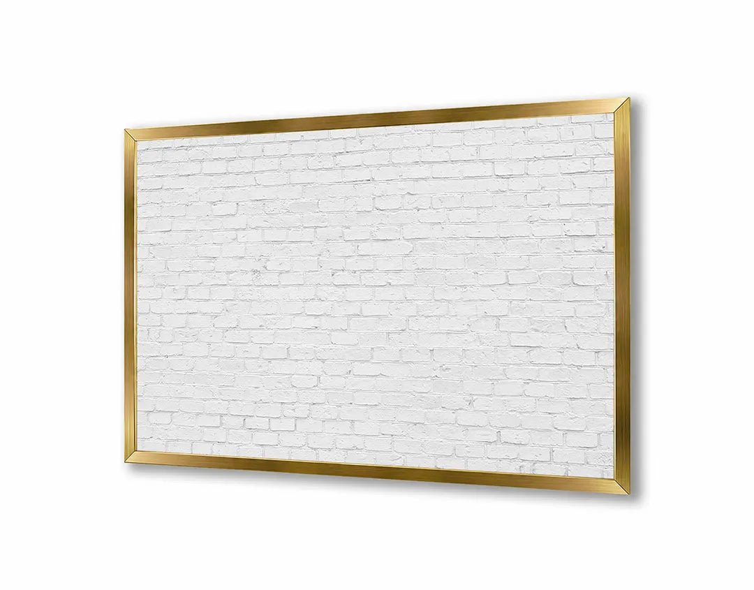 Metall Magnetboard mit hochwertigem Weiße bakstenen Wand Design