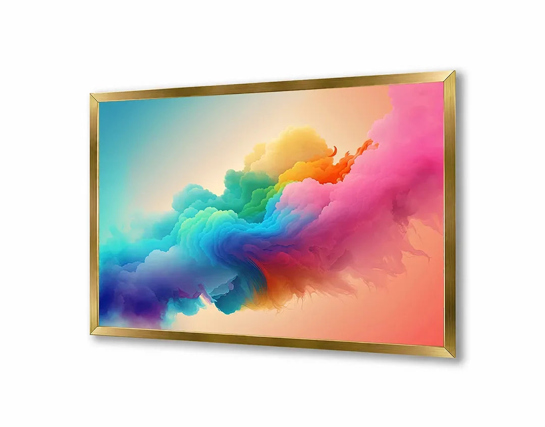 Metall Magnetboard mit hochwertigem Regenboog kleuren rook Design