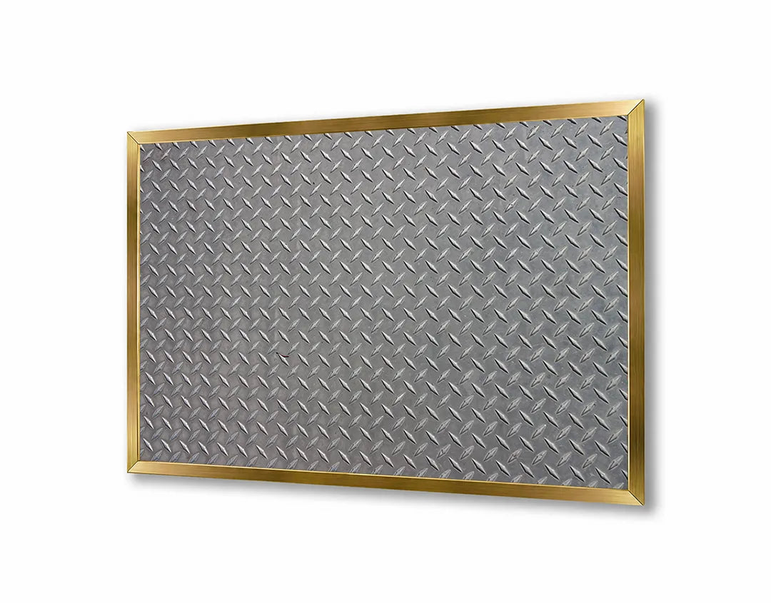 Metall Magnetboard mit hochwertigem Metalen Traanplaat Textur Design
