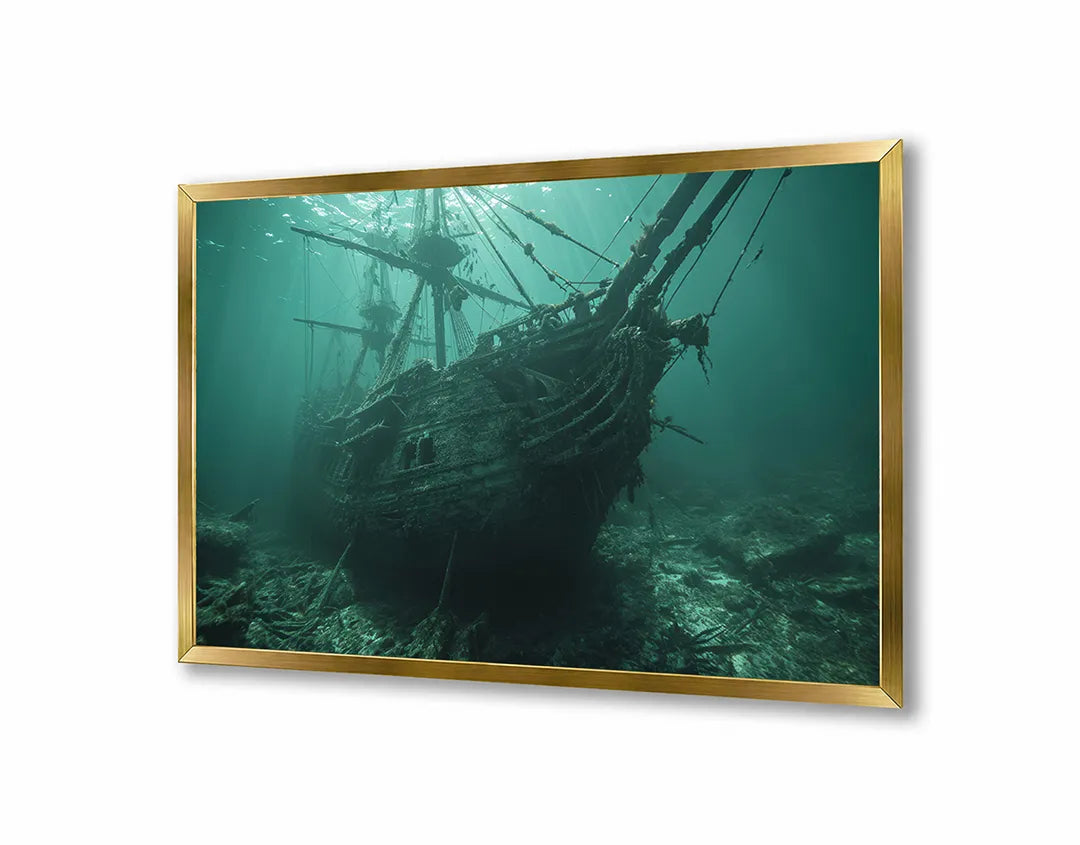 Metall Magnetboard mit hochwertigem Geestenschip Unterwasser Design