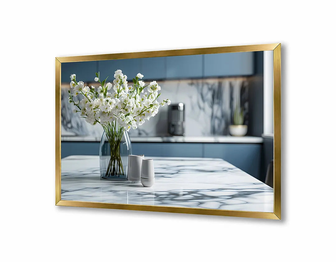 Metall Magnetboard mit hochwertigem Moderne keuken Interieur Design