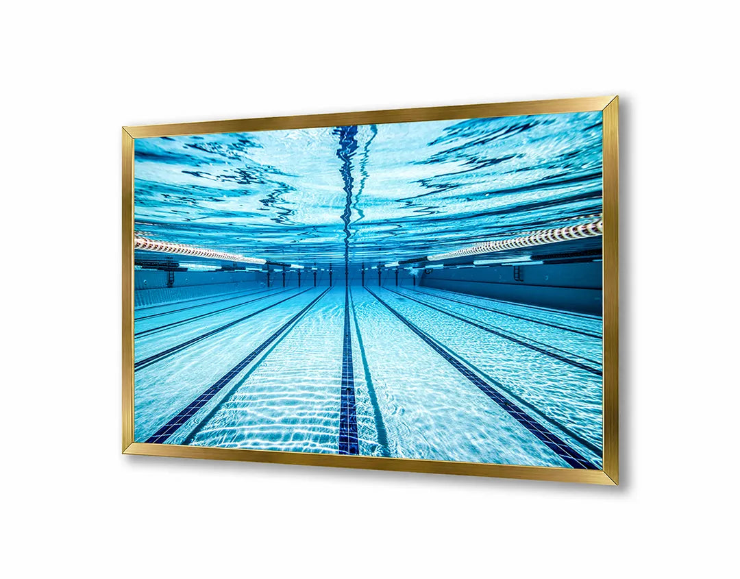 Metall Magnetboard mit hochwertigem Zwembad Waterlijnen Design
