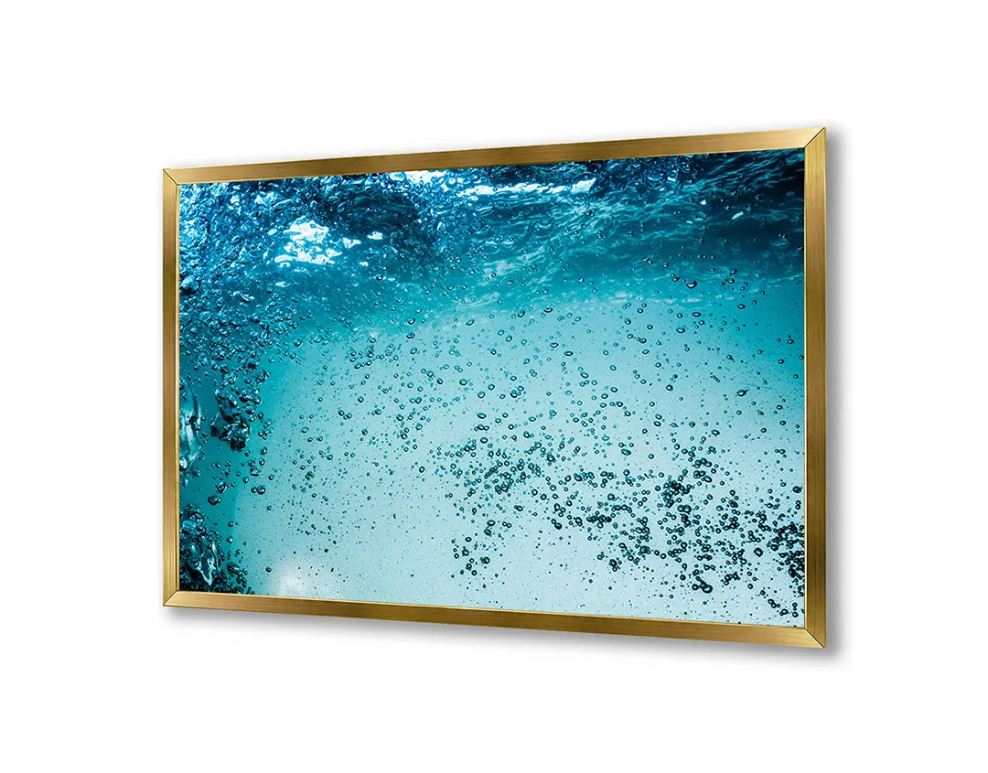 Metall Magnetboard mit hochwertigem Unterwasser Bubbels Design
