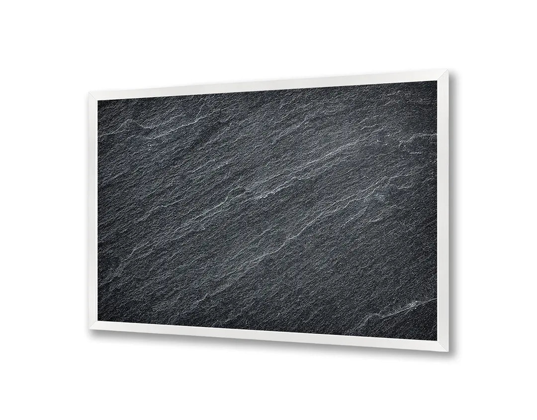Metall Magnetboard mit hochwertigem Dunkel Leisteen Textur Design