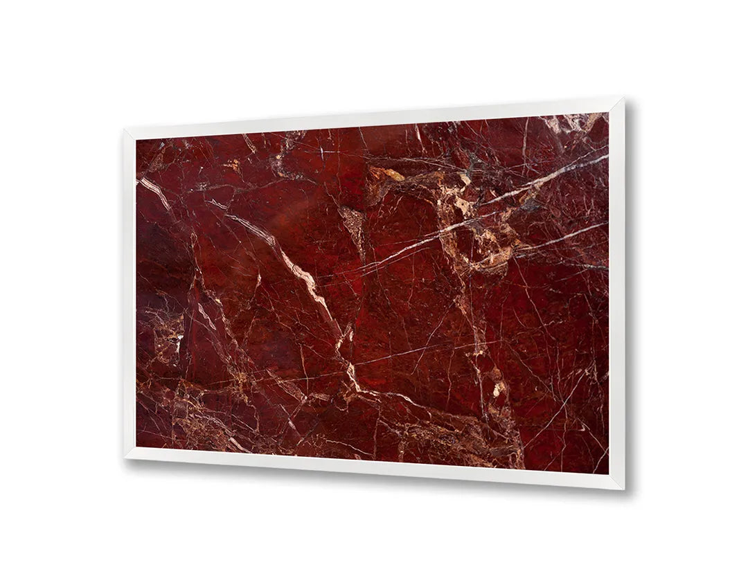 Metall Magnetboard mit hochwertigem Rote Marmor Textur Design