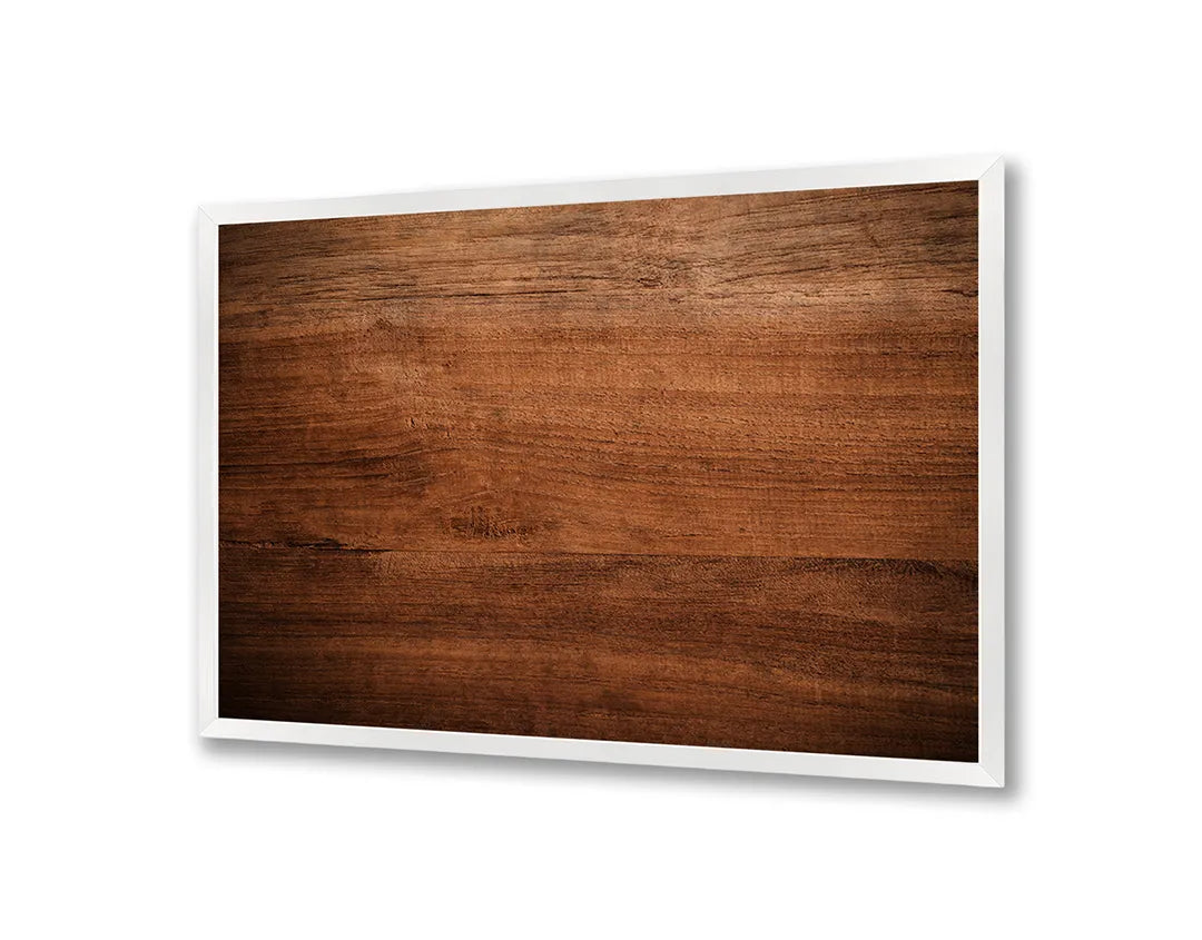 Metall Magnetboard mit hochwertigem Horizontaal Bruin Holz Design