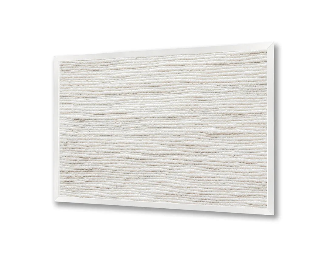 Metall Magnetboard mit hochwertigem Geschilderd Weiß Holz Textur Design