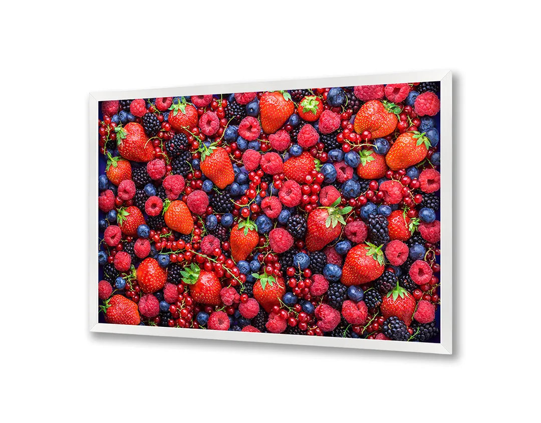 Metall Magnetboard mit hochwertigem Mix Von Rote Bosvruchten Und Bessen Design