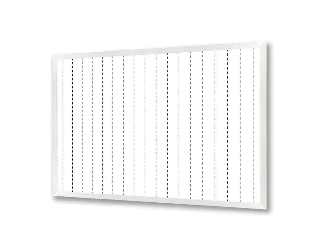 Metall Magnetboard mit hochwertigem Liniert Papier Raster gepunktet Raster vertikal Design