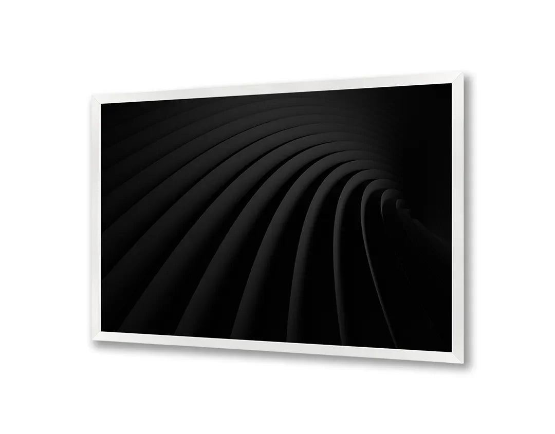 Metall Magnetboard mit hochwertigem Abstrakte Wellige 3d Linien Design