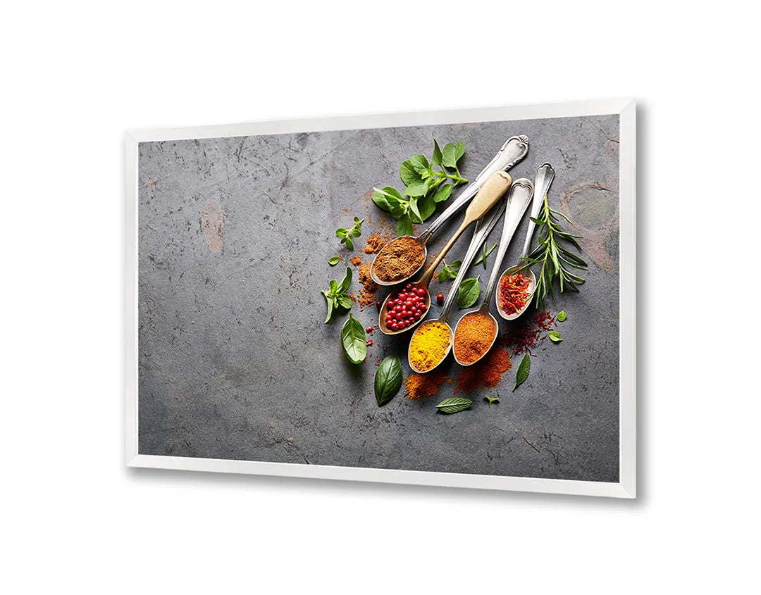 Metall Magnetboard mit hochwertigem Ingrediënten Und Kookgerei Design