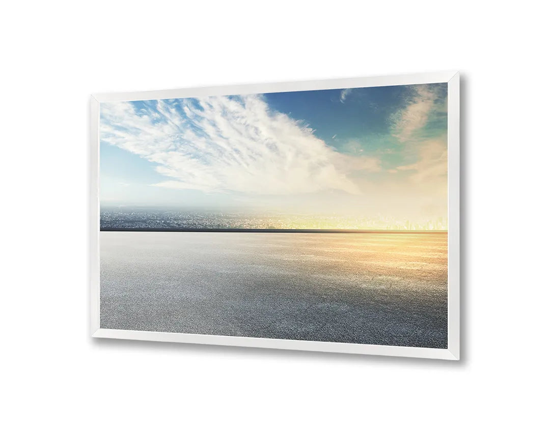 Metall Magnetboard mit hochwertigem Vlak Landschaft Mit Horizon Design