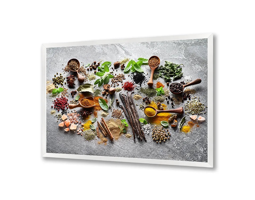 Metall Magnetboard mit hochwertigem Kräuter auf Steine tafel Design