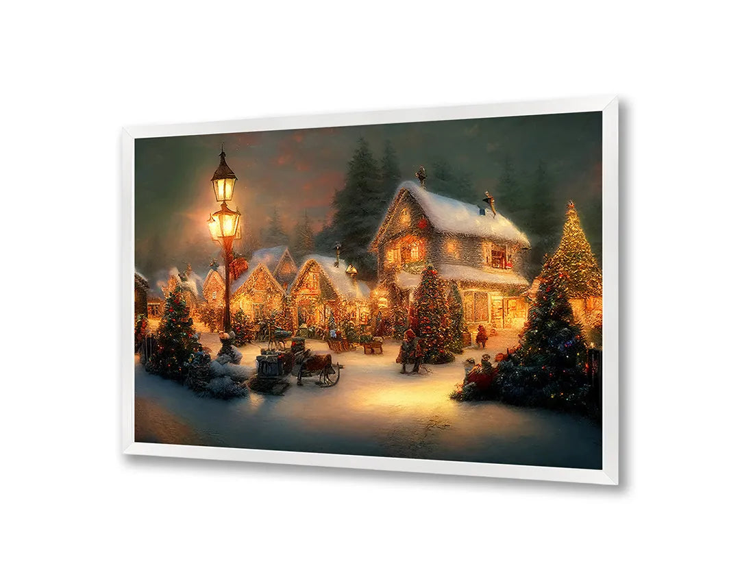 Metall Magnetboard mit hochwertigem Sfeervol kerstdorpje Design