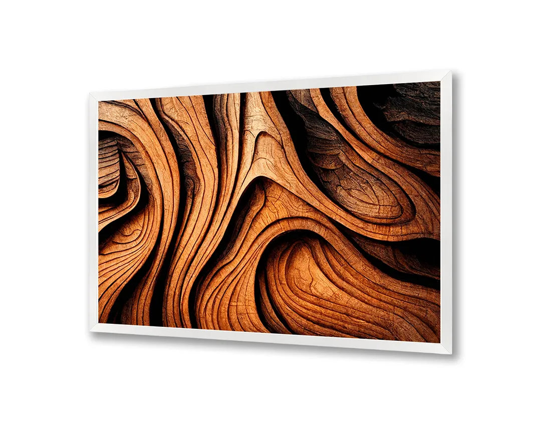 Metall Magnetboard mit hochwertigem Golvend Holz snijwerk Design